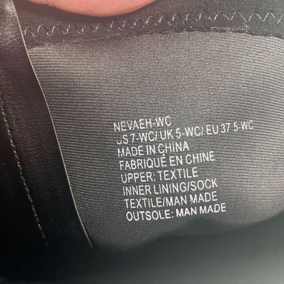 SHOEDAZZLE Nevaeh Women’s Tall Zip Boots Size 7 WC ( Wide Calf) Black Heel 2.5” - Picture 8 of 12